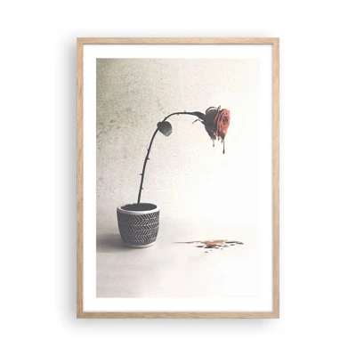 Affiche dans un chêne clair - Poster - Rosa dolorosa - 50x70 cm