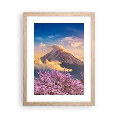 Affiche dans un chêne clair - Poster - Sainteté japonaise - 30x40 cm