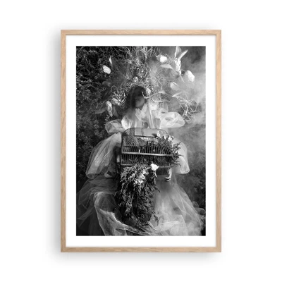 Affiche dans un chêne clair - Poster - Tout simplement Mère Nature - 50x70 cm
