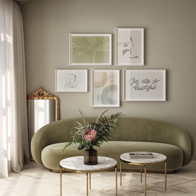 Beautiful green olive - Inspiration pour le salon