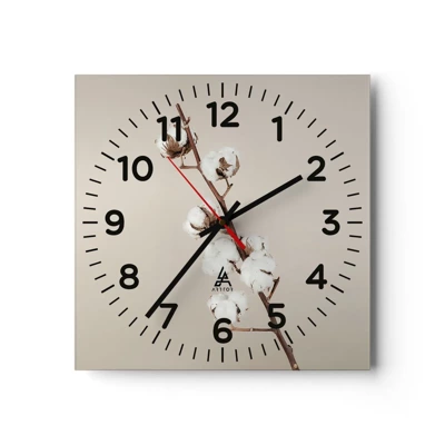 Horloge murale - Pendule murale - A la source de la douceur - 30x30 cm