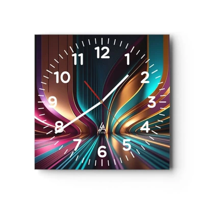 Horloge murale - Pendule murale - Architektura światła - 30x30 cm