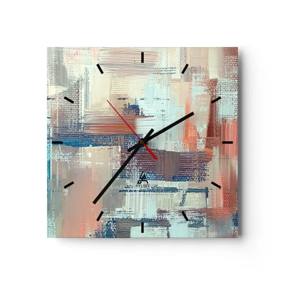 Horloge murale - Pendule murale - Atteindre la lumière - 40x40 cm