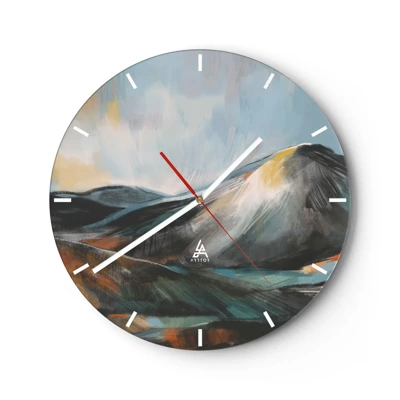 Horloge murale - Pendule murale - Brut et beau - 40x40 cm
