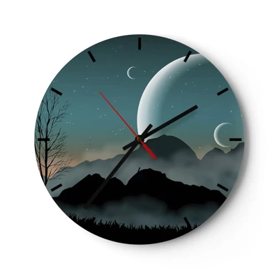 Horloge murale - Pendule murale - Carnaval de la nuit étoilée - 30x30 cm