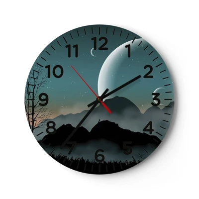 Horloge murale - Pendule murale - Carnaval de la nuit étoilée - 40x40 cm