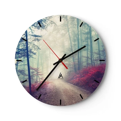 Horloge murale - Pendule murale - Comme c'est bon de se lever à l'aube - 30x30 cm