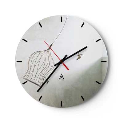 Horloge murale - Pendule murale - Dans son élément - 30x30 cm