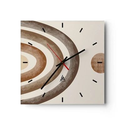 Horloge murale - Pendule murale - Dans une galaxie lointaine - 40x40 cm