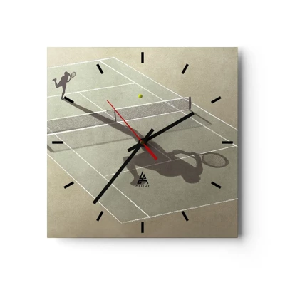 Horloge murale - Pendule murale - Dépassement de soi - 40x40 cm