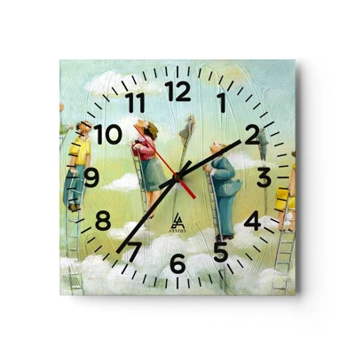 Horloge murale - Pendule murale - Derrière ton rêve - 40x40 cm