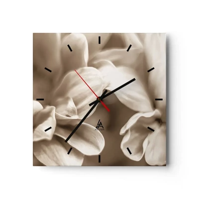Horloge murale - Pendule murale - Doux comme un sourire - 40x40 cm