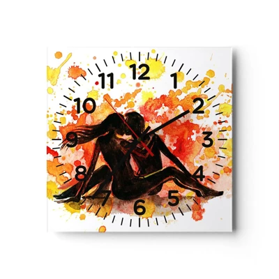 Horloge murale - Pendule murale - Et la lumière fut - 40x40 cm