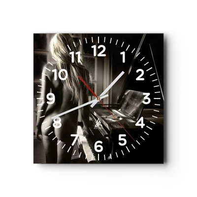 Horloge murale - Pendule murale - Harmonie parfaite du soir - 40x40 cm
