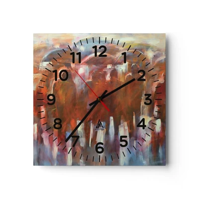 Horloge murale - Pendule murale - Identiques sous la pluie et dans le brouillard - 30x30 cm