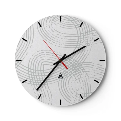 Horloge murale - Pendule murale - Il n'y a pas de chemin droit - 30x30 cm