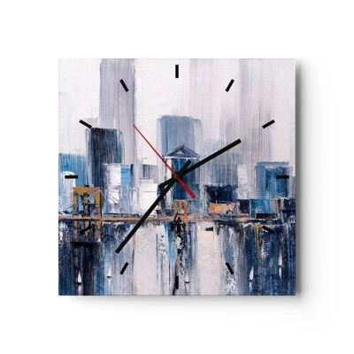 Horloge murale - Pendule murale - Impression new-yorkaise - 40x40 cm