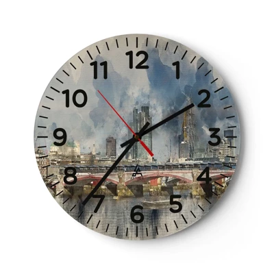 Horloge murale - Pendule murale - Londres dans toute sa splendeur - 30x30 cm