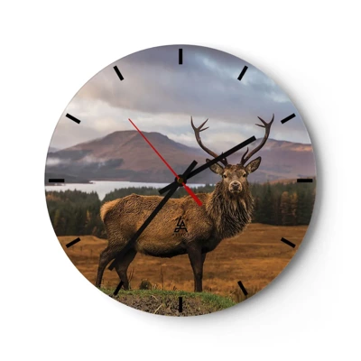 Horloge murale - Pendule murale - Majesté de la nature - 30x30 cm