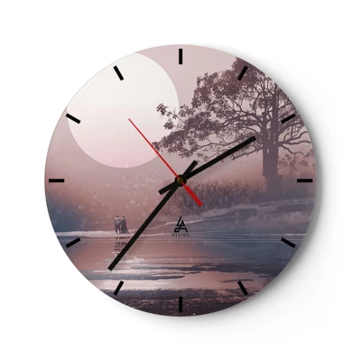 Horloge murale - Pendule murale - Merveilles de la nuit - 30x30 cm