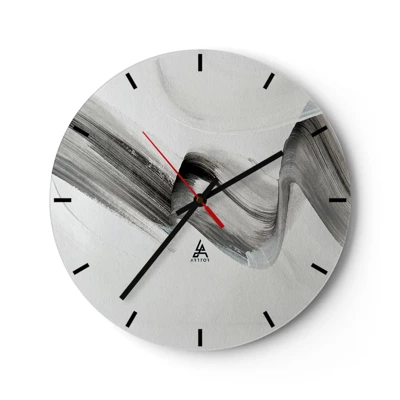 Horloge murale - Pendule murale - Mine de rien pour s'amuser - 30x30 cm