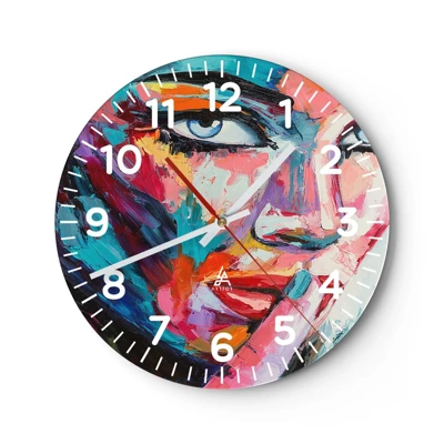 Horloge murale - Pendule murale - Notre premier secret - 30x30 cm