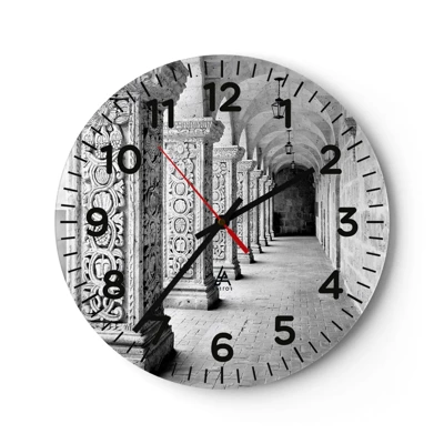 Horloge murale - Pendule murale - Où cela mène-t-il…? - 40x40 cm