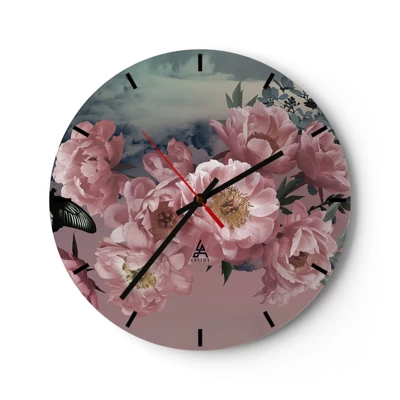 Horloge murale - Pendule murale - Pic du romantisme - 30x30 cm