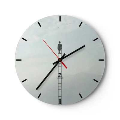 Horloge murale - Pendule murale - Se soulever au-dessus - 40x40 cm