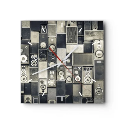 Horloge murale - Pendule murale - Tout va bien - 30x30 cm