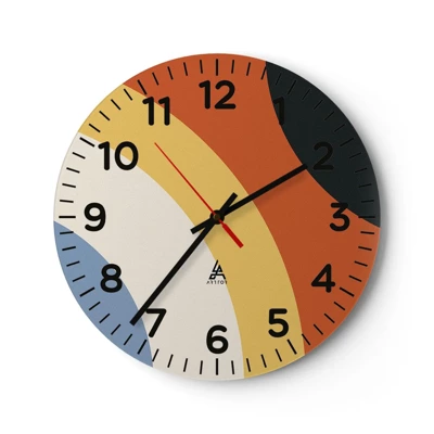 Horloge murale - Pendule murale - Vers son soi - 30x30 cm