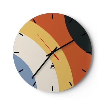 Horloge murale - Pendule murale - Vers son soi - 30x30 cm