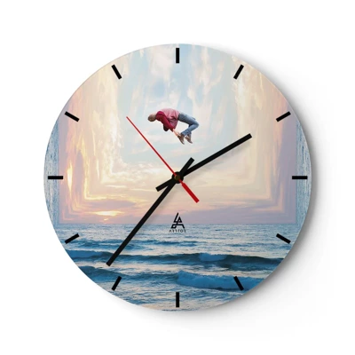 Horloge murale - Pendule murale - Vers une autre dimension - 40x40 cm