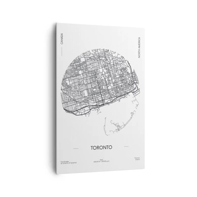 Impression sur toile - Image sur toile - Anatomie de Toronto - 80x120 cm