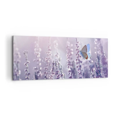 Impression sur toile - Image sur toile - Baiser de papillon - 120x50 cm