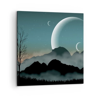 Impression sur toile - Image sur toile - Carnaval de la nuit étoilée - 60x60 cm