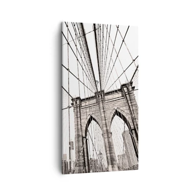 Impression sur toile - Image sur toile - Cathédrale New Yorkaise - 45x80 cm