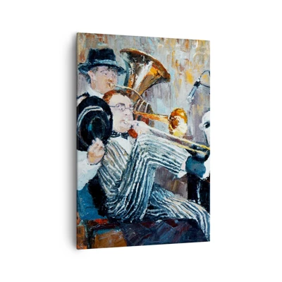 Impression sur toile - Image sur toile - C'est tout le Jazz - 70x100 cm