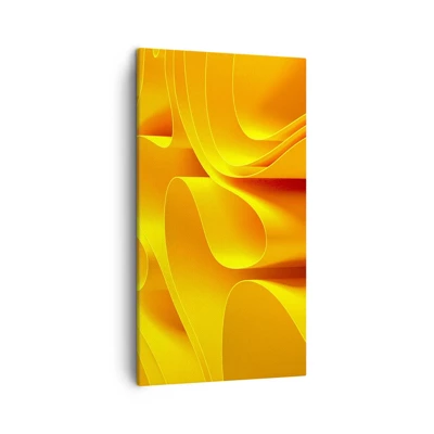 Impression sur toile - Image sur toile - Comme les vagues du soleil - 45x80 cm