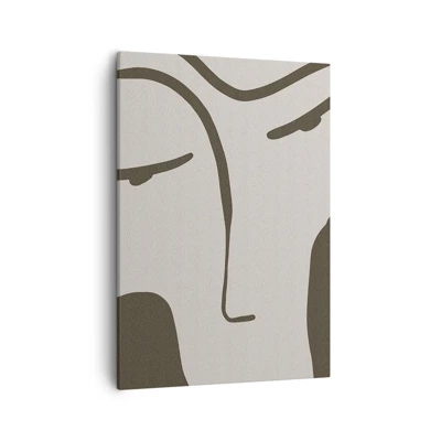 Impression sur toile - Image sur toile - Comme un tableau de Modigliani - 50x70 cm