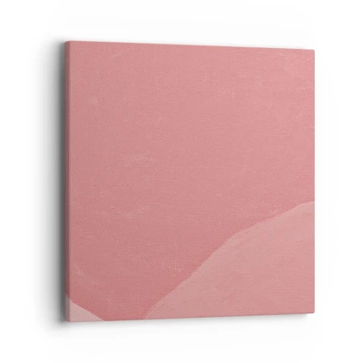 Impression sur toile - Image sur toile - Composition organique en rose - 40x40 cm