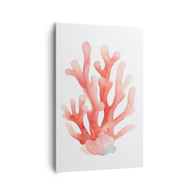 Impression sur toile - Image sur toile - Corail couleur corail - 80x120 cm