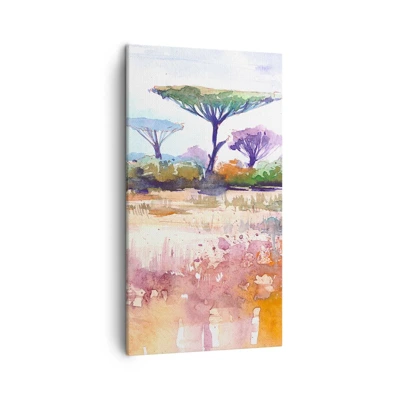 Impression sur toile - Image sur toile - Couleurs de savane - 45x80 cm