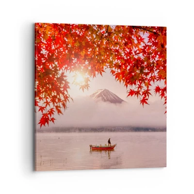 Impression sur toile - Image sur toile - Dans le climat japonais - 70x70 cm