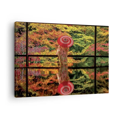 Impression sur toile - Image sur toile - Dans le temple de la nature - 70x50 cm