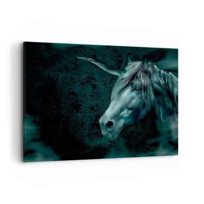 Impression sur toile - Image sur toile - Dans une forêt de conte de fées - 100x70 cm