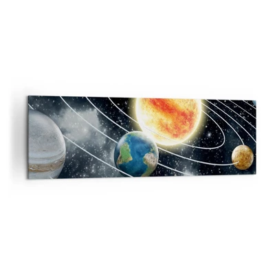 Impression sur toile - Image sur toile - Danse cosmique - 160x50 cm