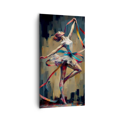 Impression sur toile - Image sur toile - Danse du ruban - 65x120 cm