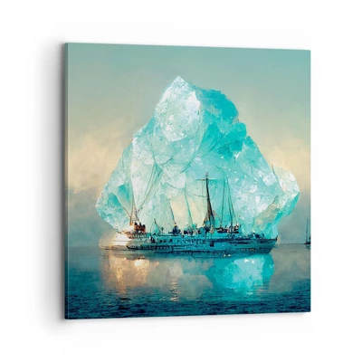 Impression sur toile - Image sur toile - Diamant arctique - 70x70 cm