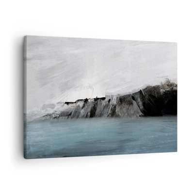 Impression sur toile - Image sur toile - Eau – terre : choc des éléments - 70x50 cm